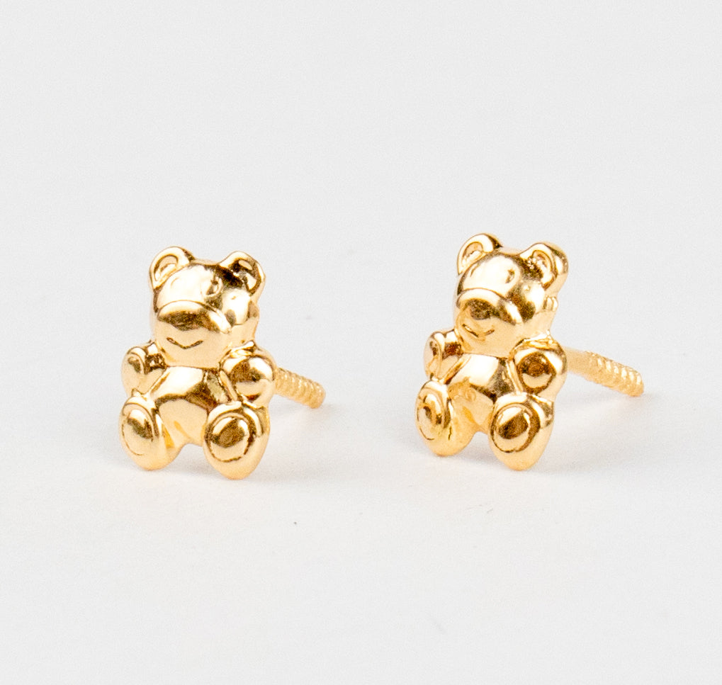 Bear Stud Earring