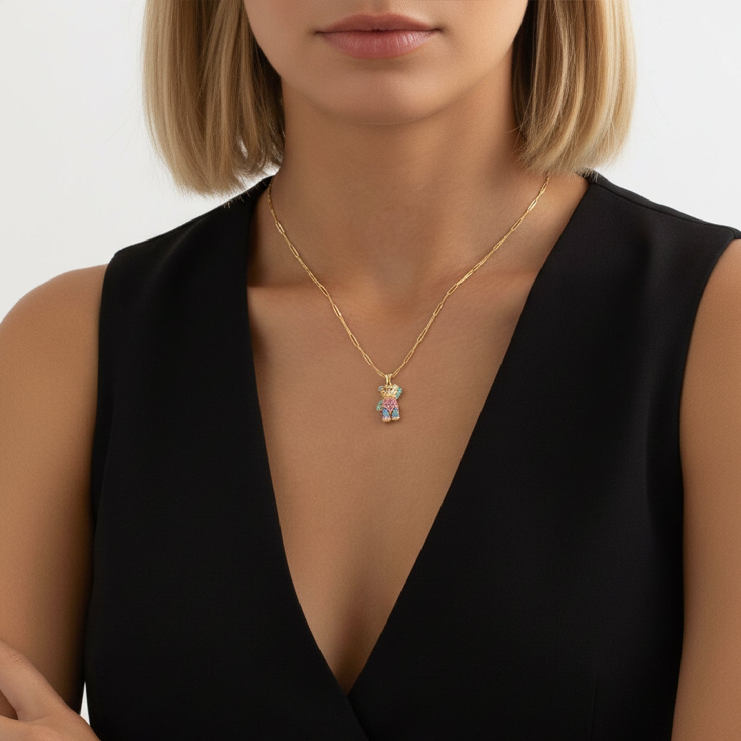 Clip And Tedy Necklace