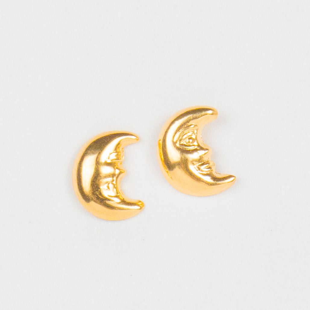 Moon Stud Earring