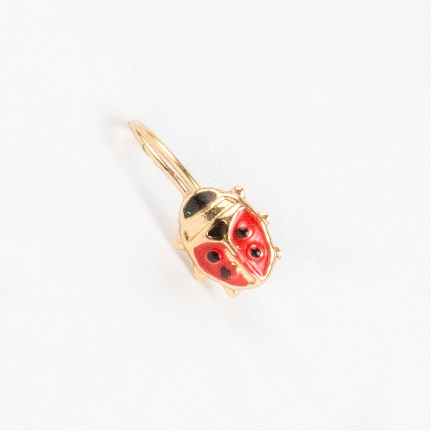 Ladybug Long Earring