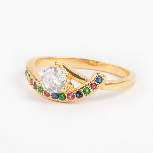 Colored Zircon Ring