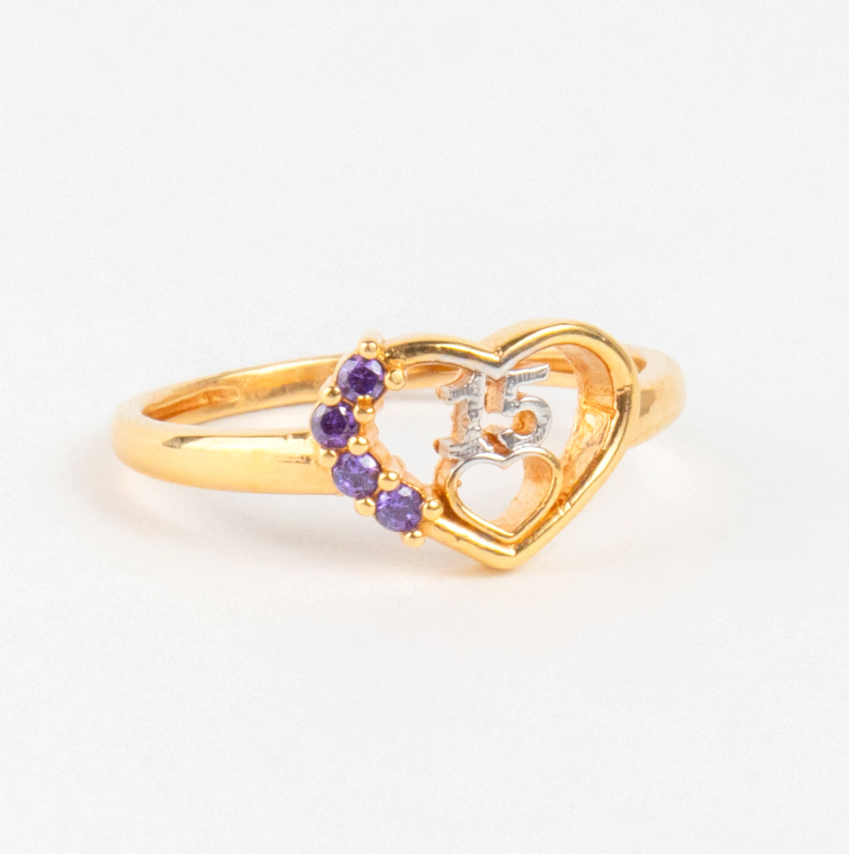 Heart Fifteen Ring