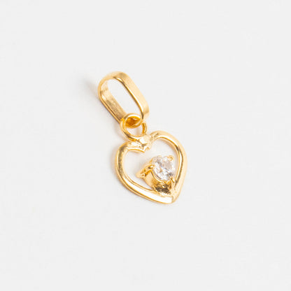 Heart Pendant White