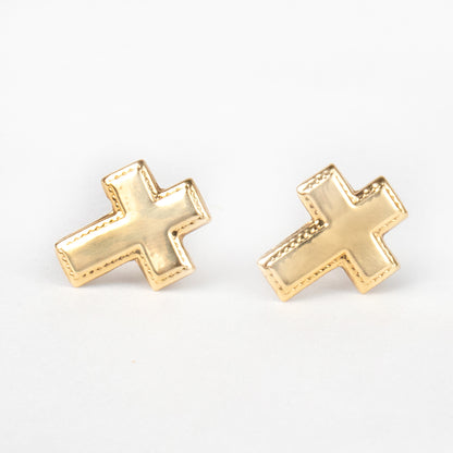 Cross Stud Earring