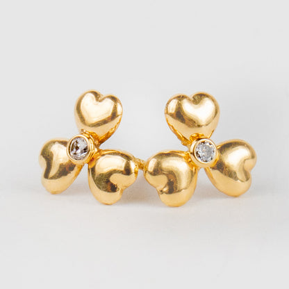 Flower White Stud Earring