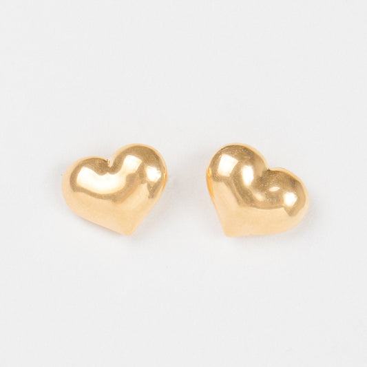 Stud Earring Hollow Heart