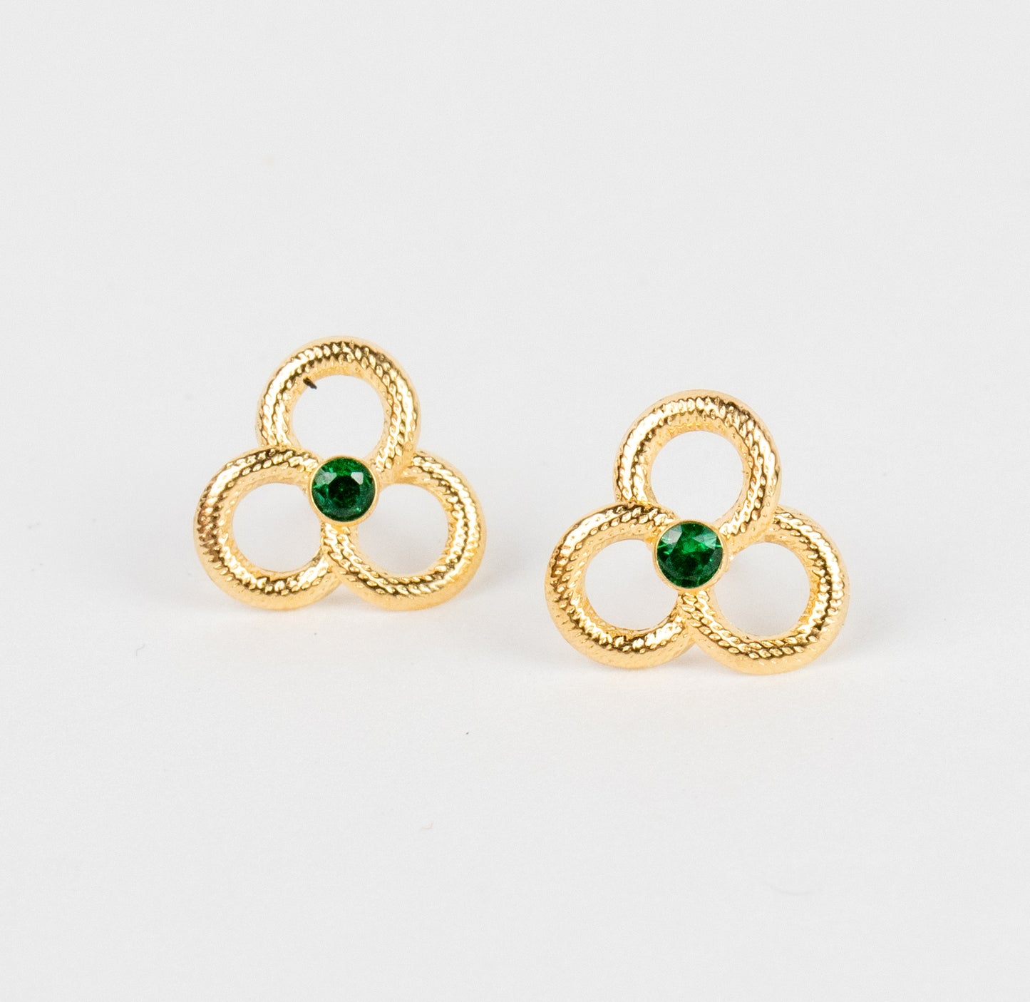 Stud Earring Petalo Green