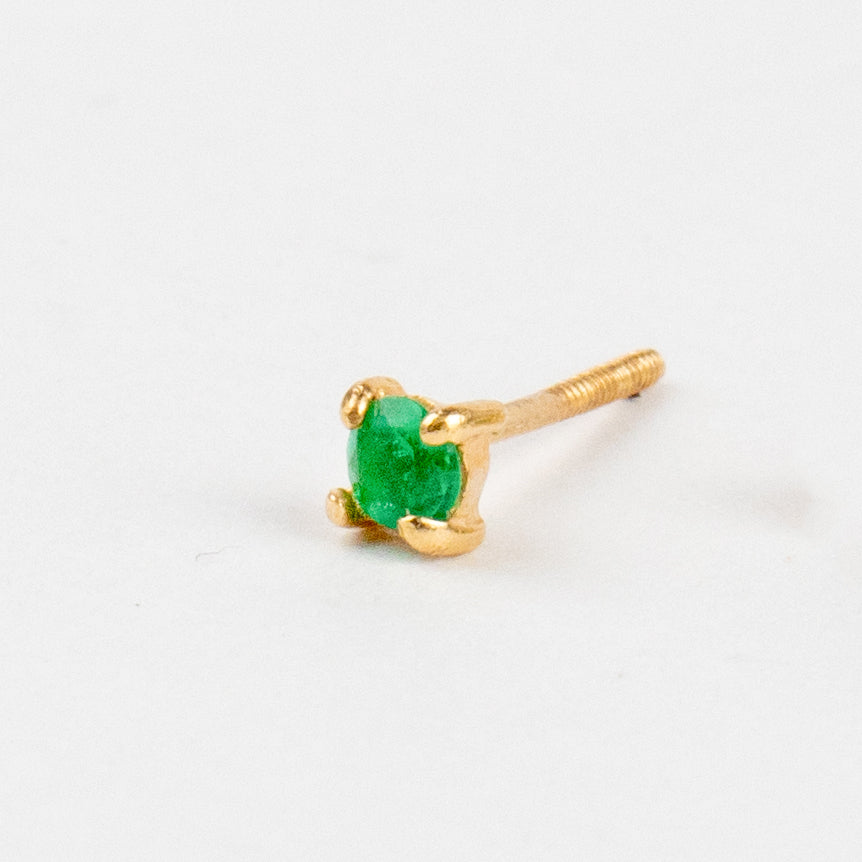 Emerald Stud Earring