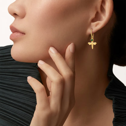 Long Earring Dragonfly