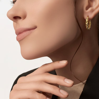 Marshmallow Shell Earrings
