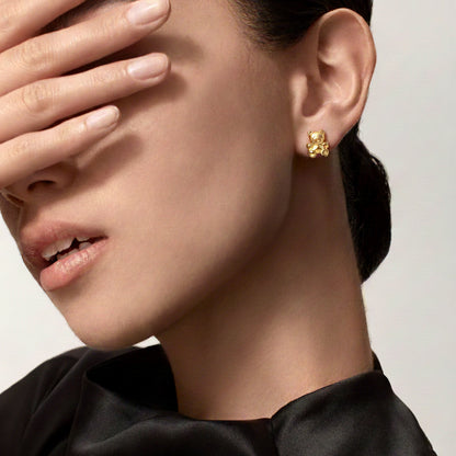 Bear Stud Earring